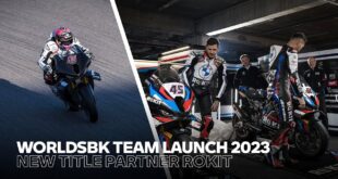 BMW Motorrad Motorsport WSBK Team 2023 — ROKiT come nuovo title sponsor