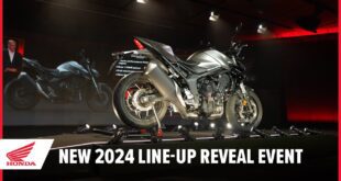 Evento di rivelazione della nuova line-up 2024 |  EICMA, Milano, novembre 2023 |  Honda