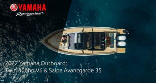 2022 Yamaha fuoribordo Twin 300hp V6 e Salpa Avantgarde 35: nautica per famiglie