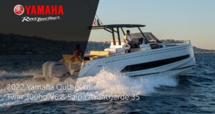 2022 Yamaha fuoribordo Twin 300hp V6 e Salpa Avantgarde 35: una giornata sull'acqua