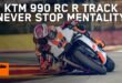 NON FERMARSI MAI – Jeremy McWilliams | KTM 990 RC R PISTA | KTM
